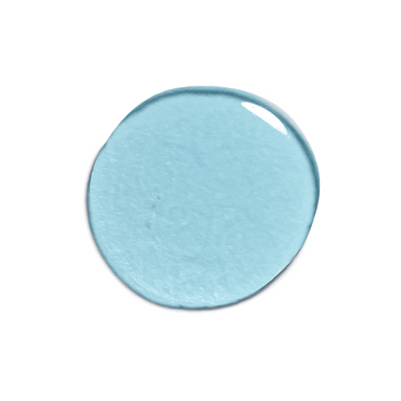 Odacité Blue Aura Turmeric + Holy Basil Micellar Cleansing Water drop on a white background.
