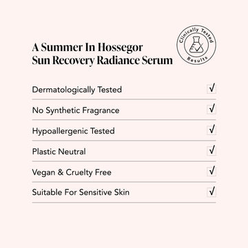 Odacite Corrective Repair Serum bottle with text: dermatologically tested, hypoallergenic, vegan, cruelty free, plastic neutral, fragrance free.